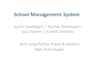 build school management system with lms dashboard